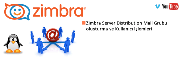 Zimbra Mail Server Distribution Mail Grup işlemleri 11