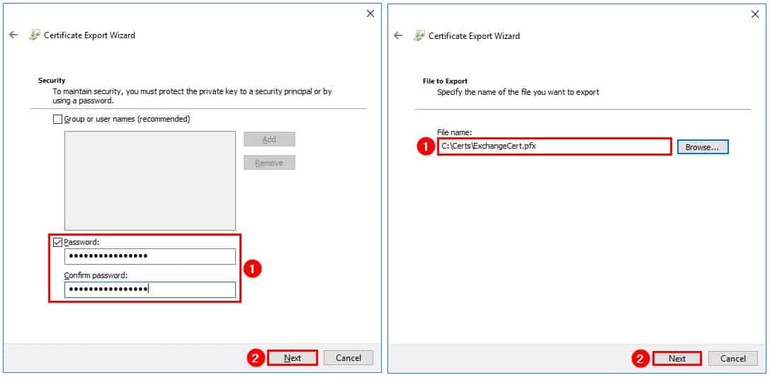 Let’s Encrypt sertifikasını Pfx olarak export etme 14