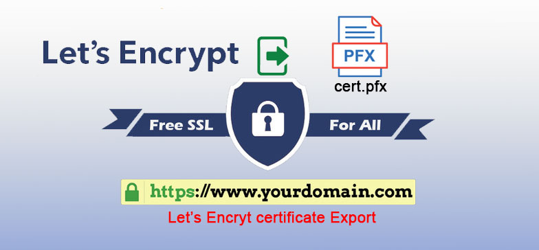 Let’s Encrypt sertifikasını Pfx olarak export etme 1