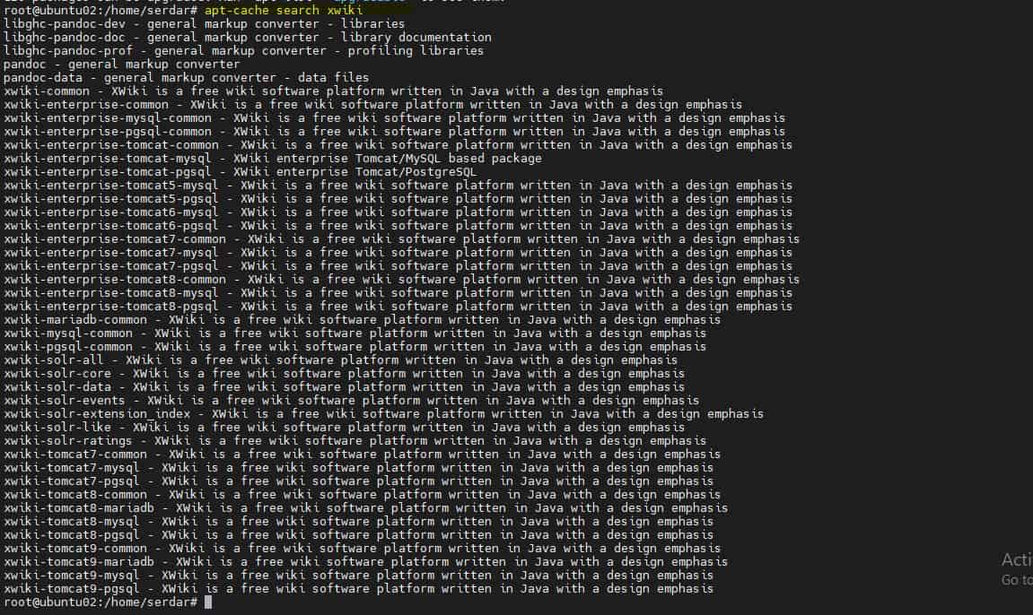 Ubuntu 20.10 üzerine Xwiki Kurulumu 4