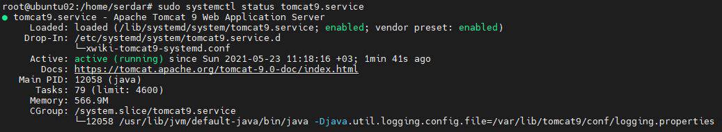 Ubuntu 20.10 üzerine Xwiki Kurulumu 8