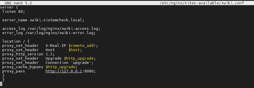 Ubuntu 20.10 üzerine Xwiki Kurulumu 10