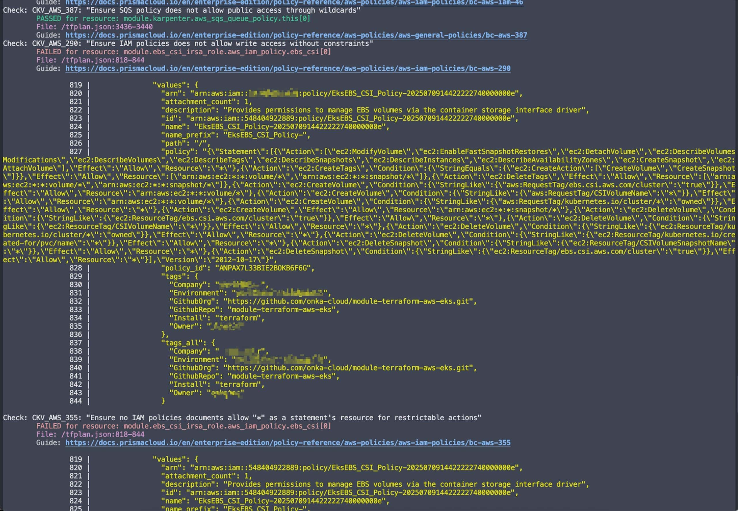 Checkov IaC Security Scan 3