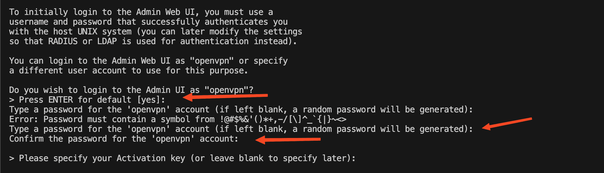 AWS üzerine OpenVpn Kurulumu 14